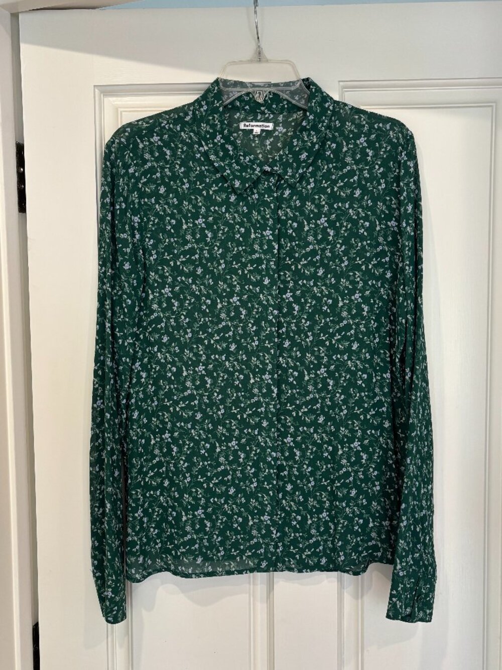 Reformation Willa Button Down Shirt